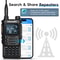 Long Range Walkie Talkie Rechargeable Dual Band Two Way Radio with Wireless Programming & Large Color Screen