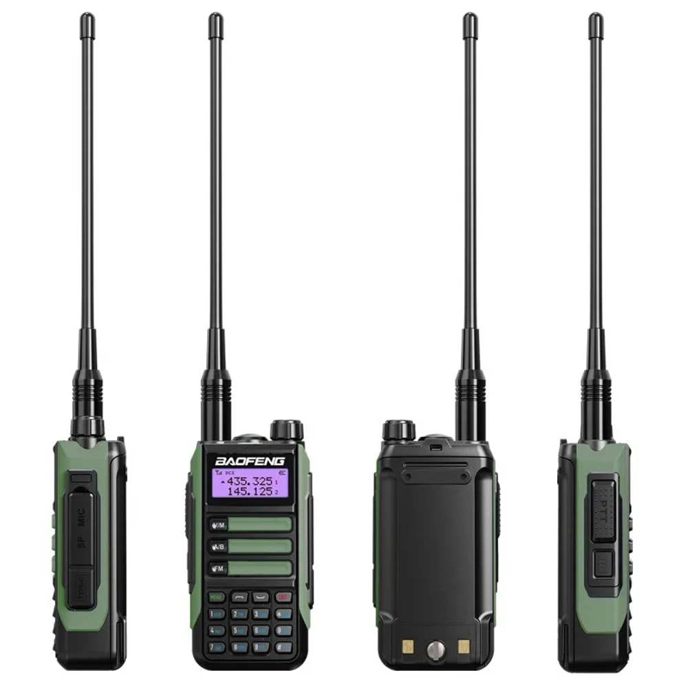 Long Range Walkie Talkie VHF UHF Two Way Radio IP67 Waterproof For Hunting Camping And Outdoor Comm 6