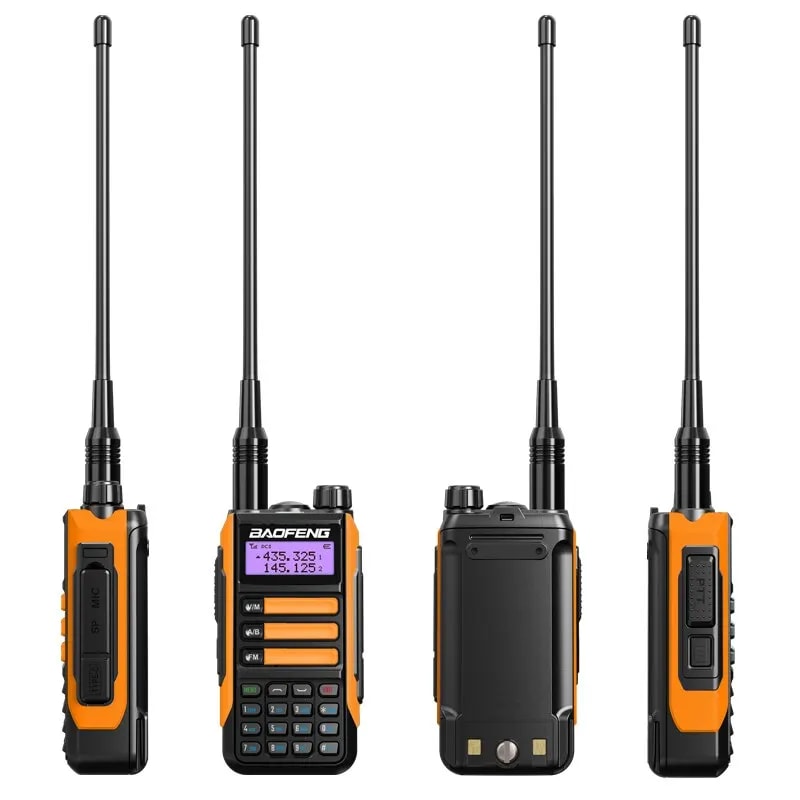 Long Range Walkie Talkie VHF UHF Two Way Radio IP67 Waterproof For Hunting Camping And Outdoor Comm 8