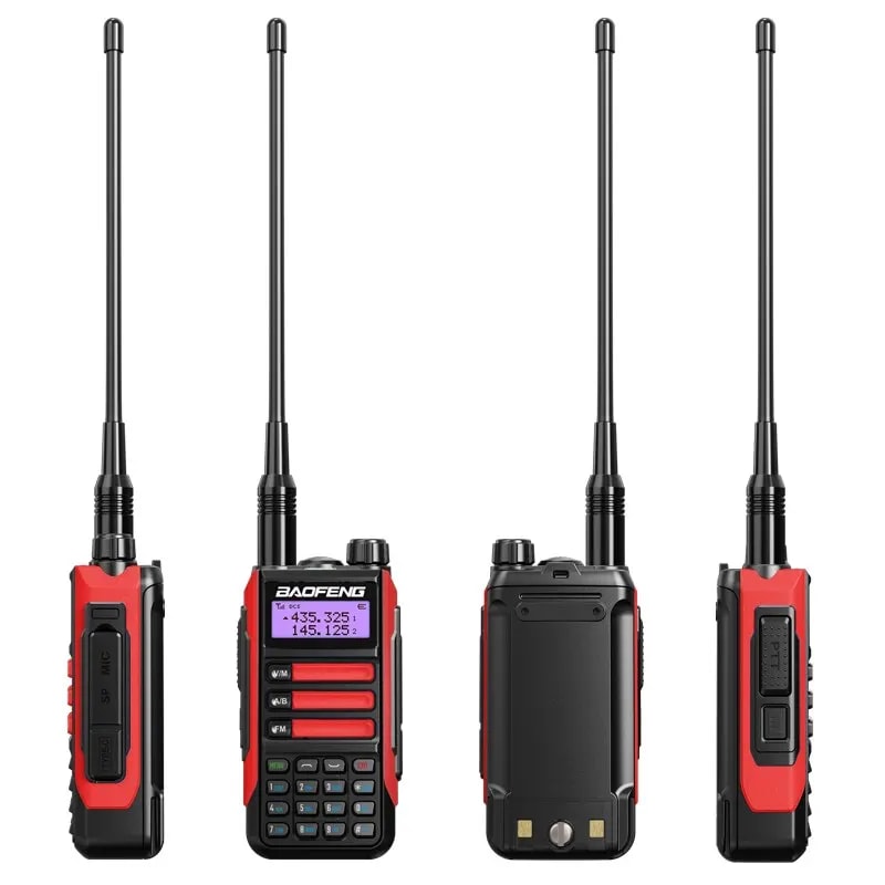 Long Range Walkie Talkie VHF UHF Two Way Radio IP67 Waterproof For Hunting Camping And Outdoor Comm 9