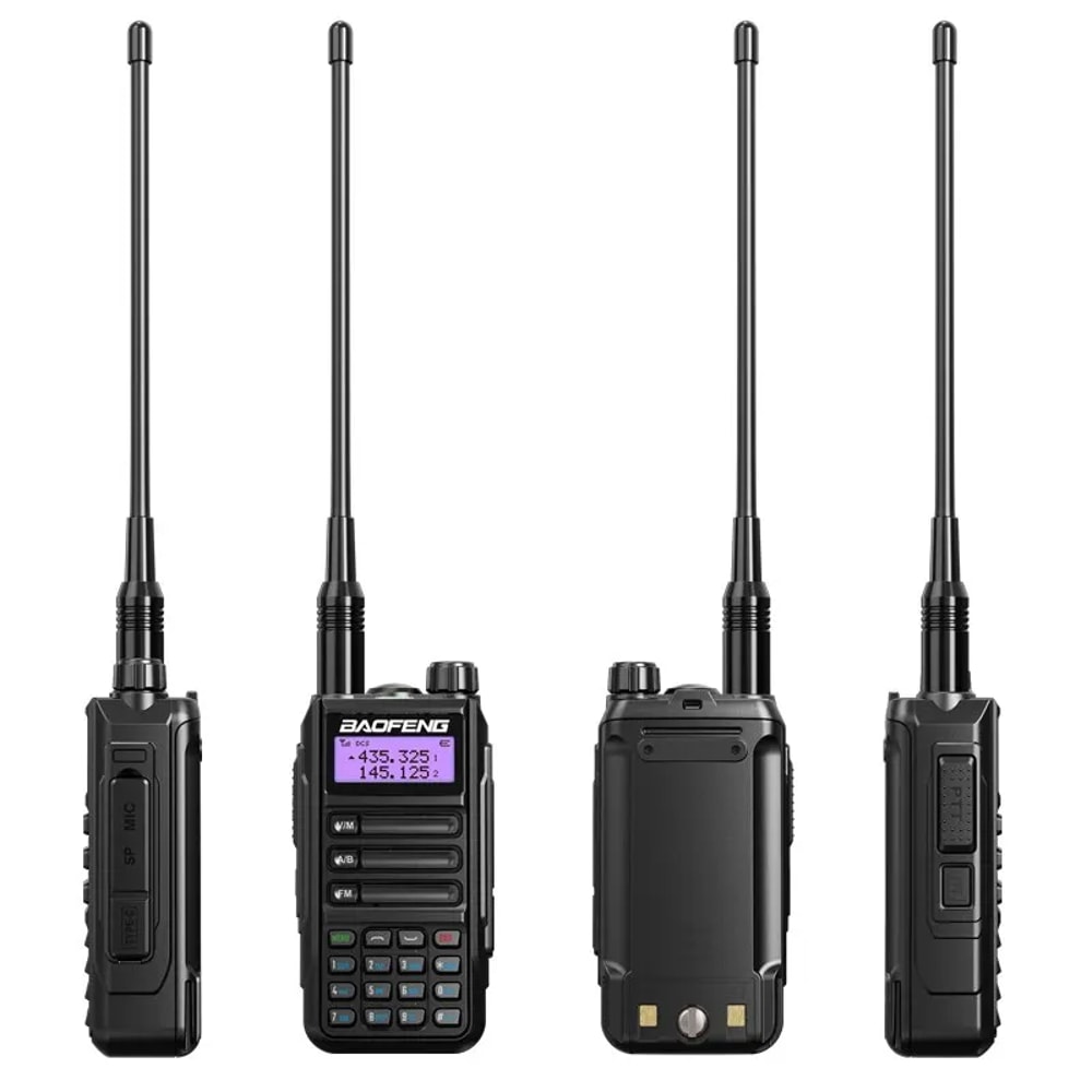 Long Range Walkie Talkie VHF UHF Two Way Radio IP67 Waterproof For Hunting Camping And Outdoor Comm 10