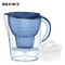 Alkaline Water Filter Pitcher With Activated Carbon Purifier And Timer Lid For Clean Drinking Water 0