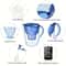 Alkaline Water Filter Pitcher With Activated Carbon Purifier And Timer Lid For Clean Drinking Water 1