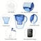 Alkaline Water Filter Pitcher With Activated Carbon Purifier And Timer Lid For Clean Drinking Water 1