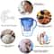 Alkaline Water Filter Pitcher With Activated Carbon Purifier And Timer Lid For Clean Drinking Water 2