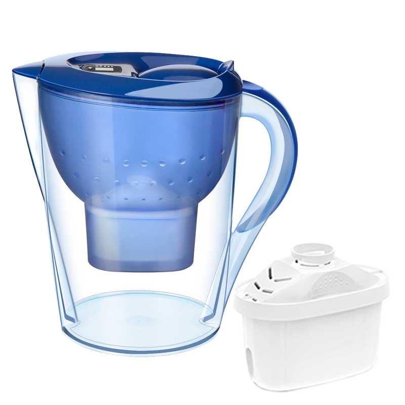 Alkaline Water Filter Pitcher With Activated Carbon Purifier And Timer Lid For Clean Drinking Water 6