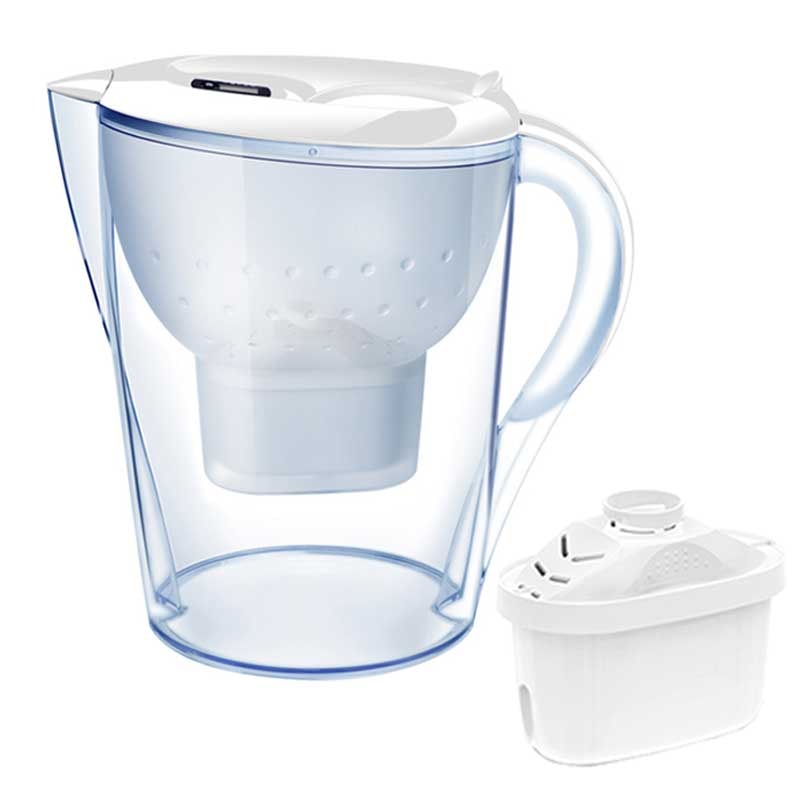 Alkaline Water Filter Pitcher With Activated Carbon Purifier And Timer Lid For Clean Drinking Water 7