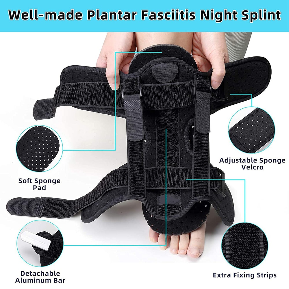 Adjustable Plantar Fasciitis Night Splint Foot Brace For Achilles Tendonitis Relief Foot Drop Brac 4