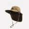 Unisex Waterproof Wide Brim Outdoor Hat With Neck Flap QuickDrying Breathable Sun Protection 5