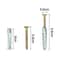 Metal Serrated Expansion Tube Screws For Concrete Wall Anchors Heavy Duty Drilling Plug Bolt Kit 5