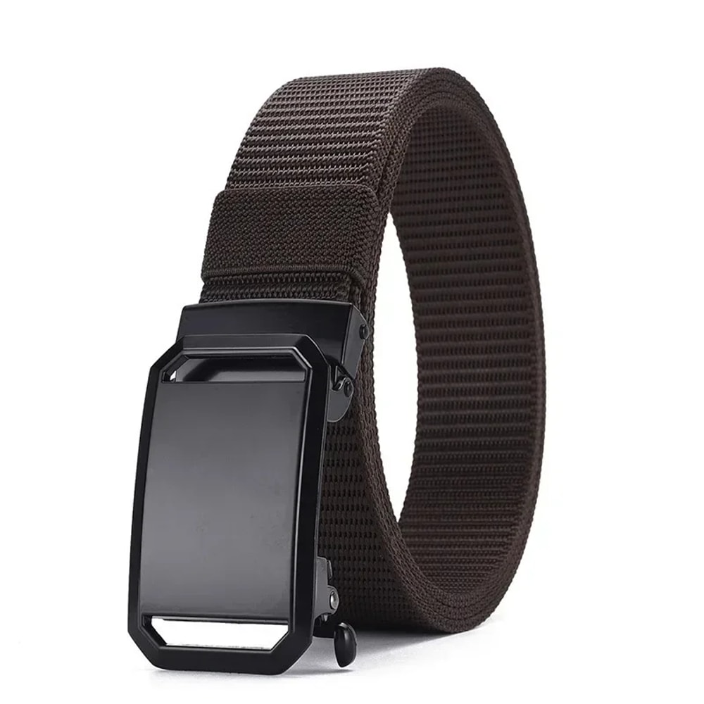 Heavy-Duty Automatic Buckle Canvas Belt for Men Military-Grade Tactical & Casual Outdoor Belt