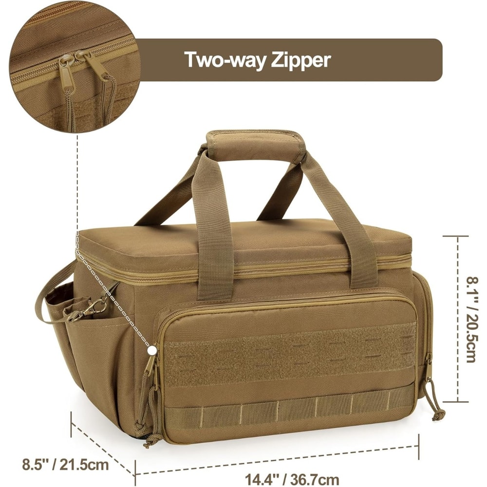 Heavy Duty Tactical Tool Bag Durable, Portable Work Organizer with Non-Slip Base for Handyman & Carpenter