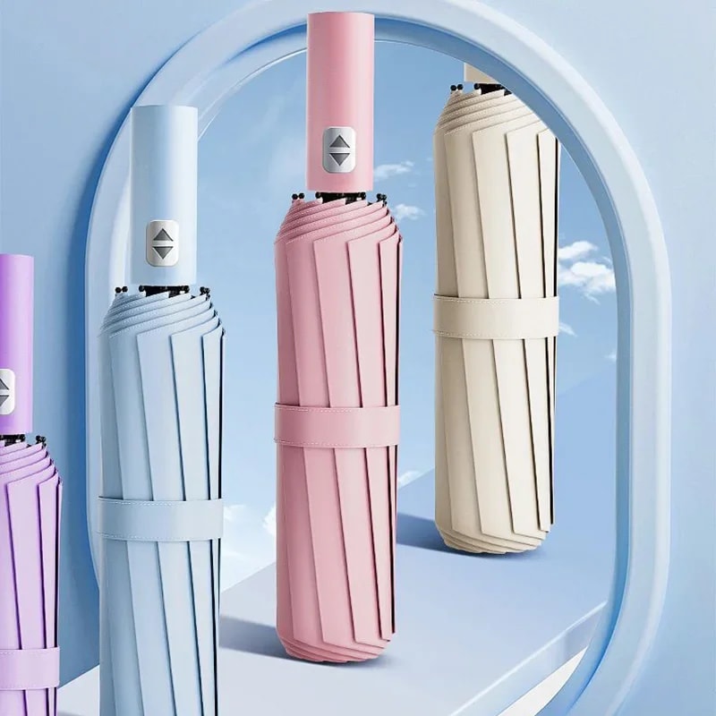 Automatic Umbrella With UV Protection 24Bone Collapsible Sunshade For Outdoor Use 4