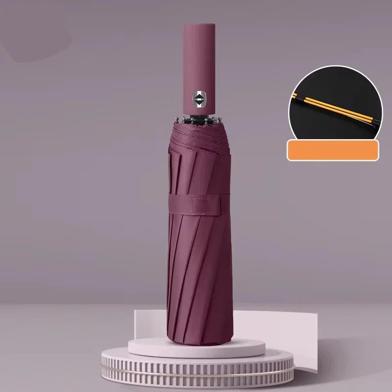 Automatic Umbrella With UV Protection 24Bone Collapsible Sunshade For Outdoor Use 7