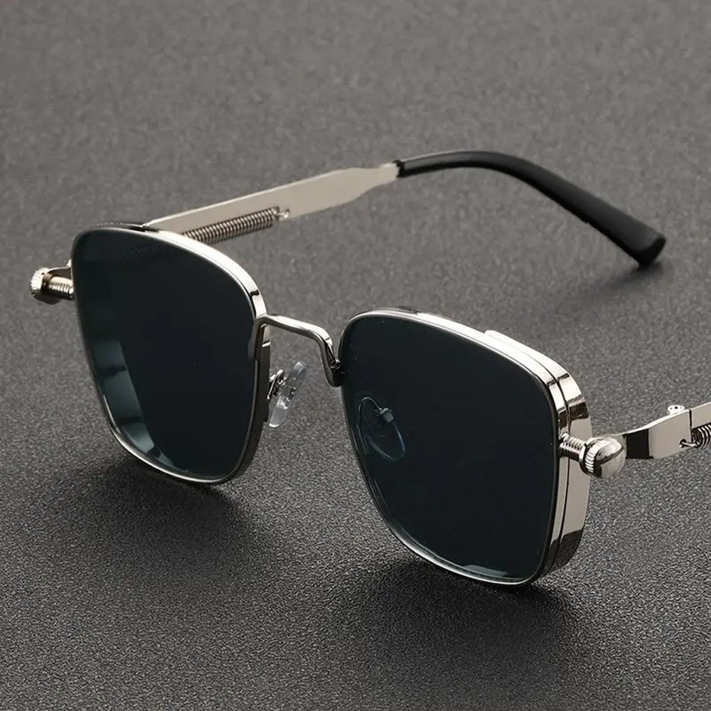 Polarized Metal Punk Sunglasses For Men UV Protection HighQuality Fashion Trend 0