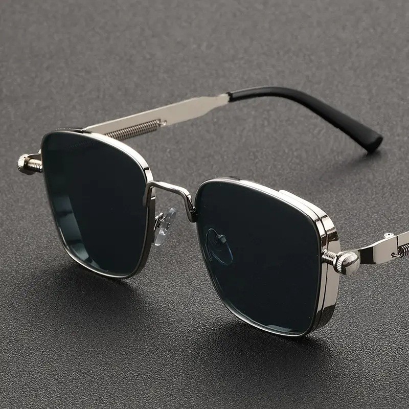Polarized Metal Punk Sunglasses For Men UV Protection HighQuality Fashion Trend 0