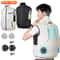 Cooling Vest With Air Conditioner Lightweight Cooling Fan Vest For Summer Camping Fishing And Hikin 1