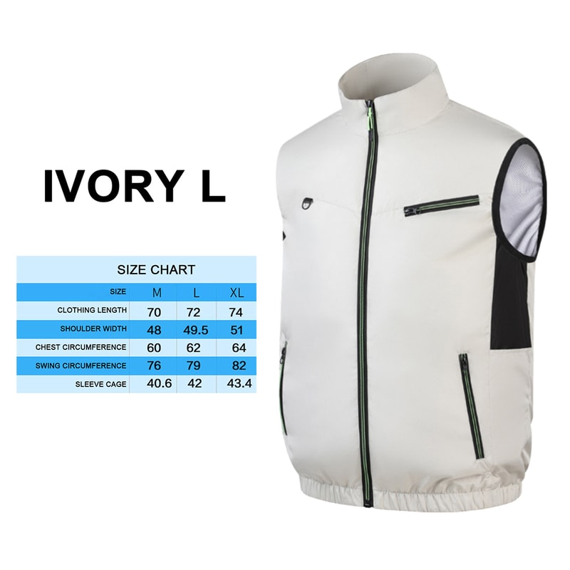 Cooling Vest With Air Conditioner Lightweight Cooling Fan Vest For Summer Camping Fishing And Hikin 9
