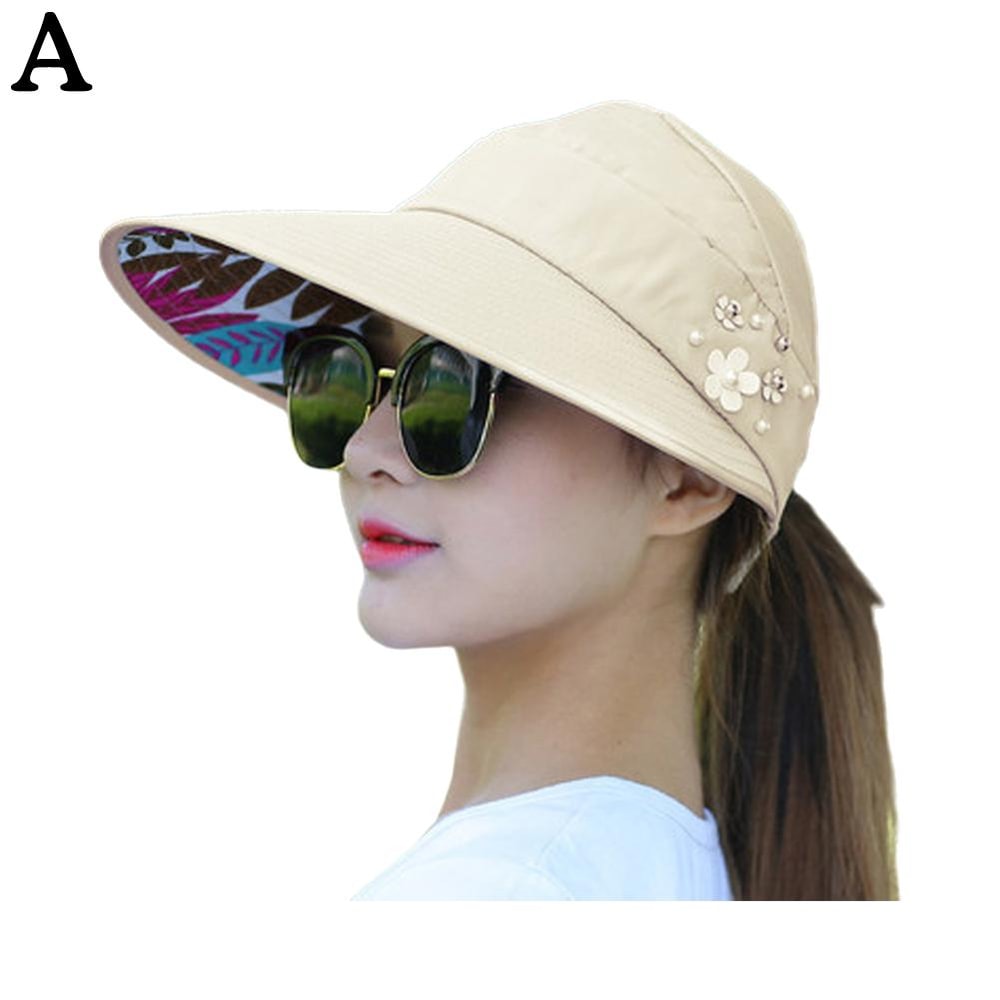 Fashionable Foldable Sun Hat For Women UV Protection Lightweight And Versatile Beach Visor 5
