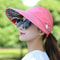 Fashionable Foldable Sun Hat For Women UV Protection Lightweight And Versatile Beach Visor 3