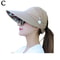 Fashionable Foldable Sun Hat For Women UV Protection Lightweight And Versatile Beach Visor 7