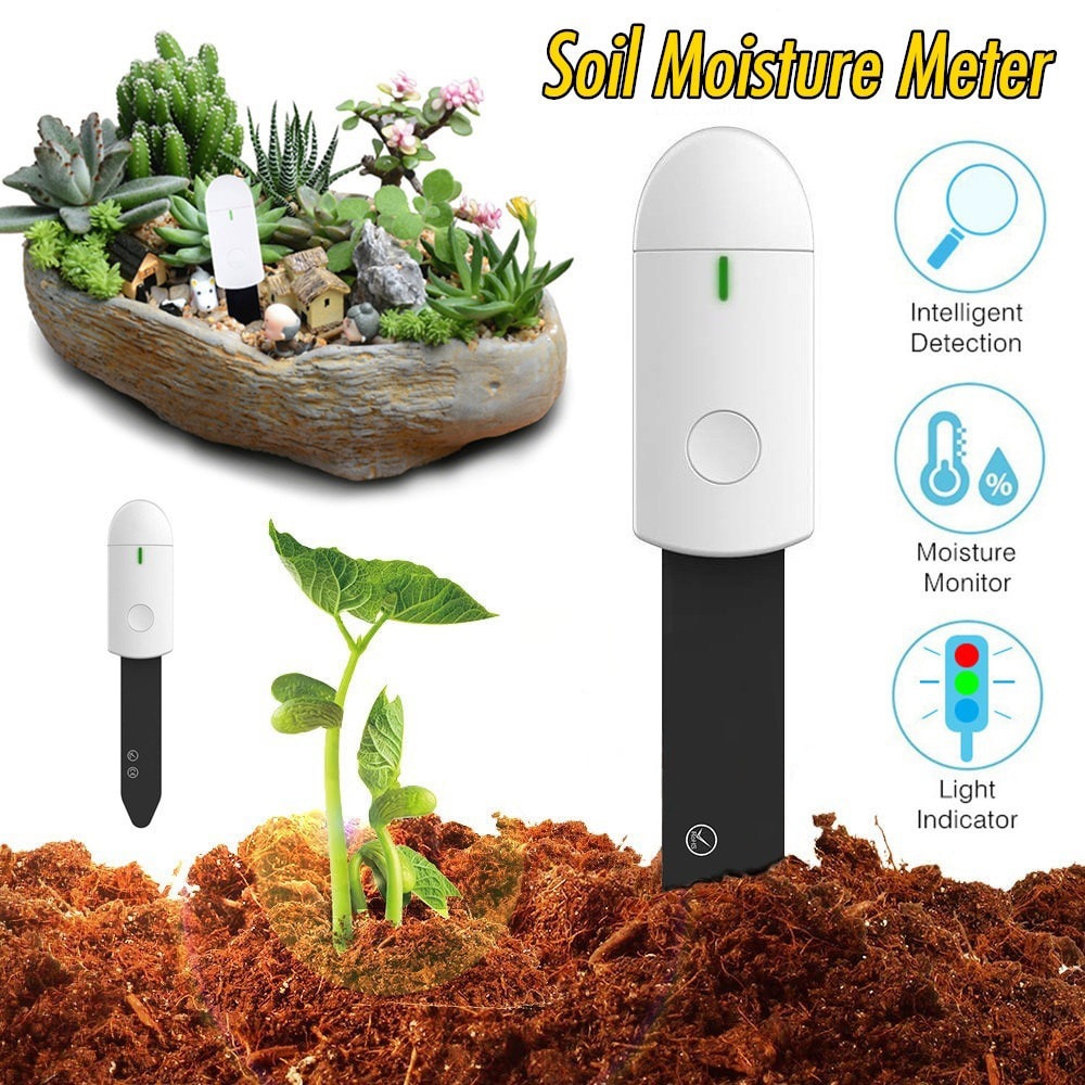 Intelligent Soil Moisture Meter Plant Garden Soil Water Tester With LED Indicator 1