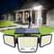 Solar Motion Sensor Light Outdoor Super Bright Waterproof Solar Security Light With Wide Angle Illu 0
