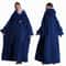 Ultra Soft Wearable Blanket Hoodie With Full Sleeves For Men And Women Cozy Oversize Flannel Throw 1