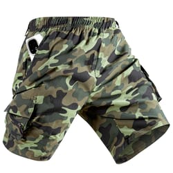men's camouflage cargo shorts tactical outdoor work shorts lightweight summer fit