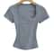 Slim Fit Square Neck Crop Top For Womens Stretch Summer Tee 2