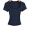Slim Fit Square Neck Crop Top For Womens Stretch Summer Tee 8