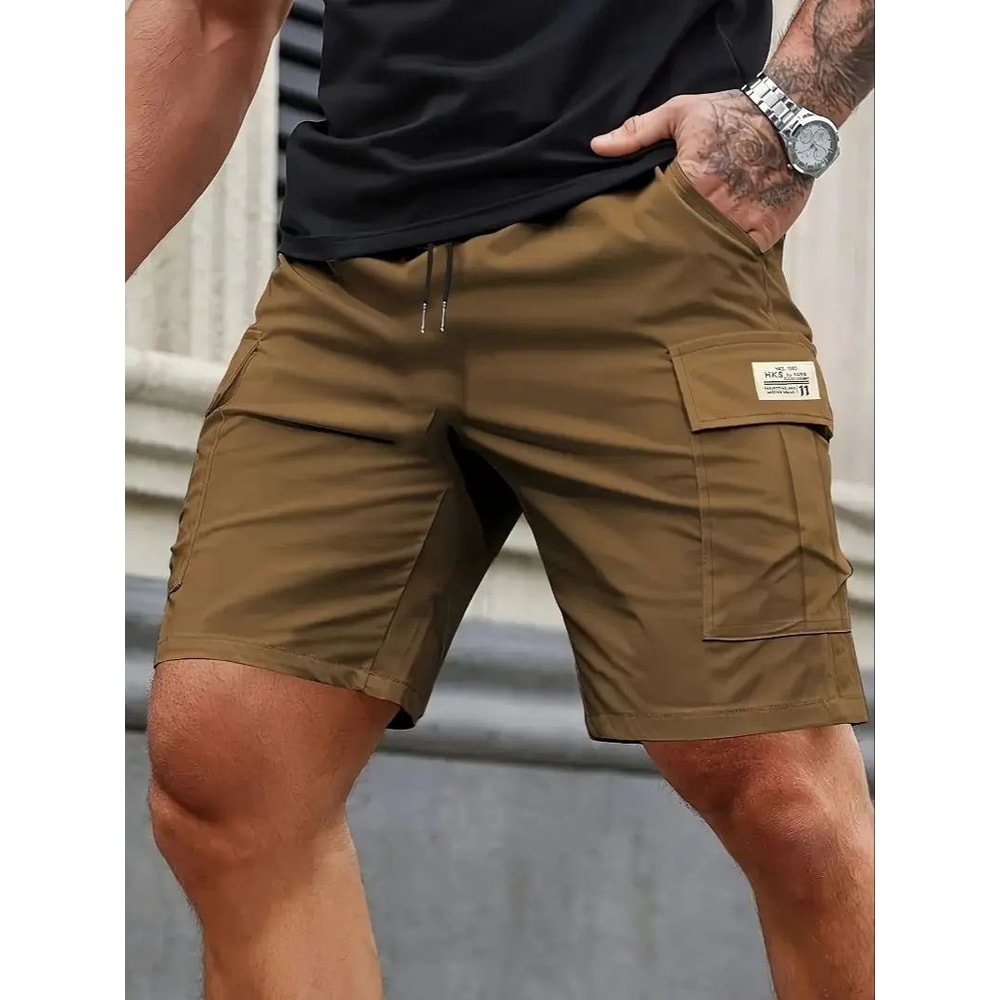 Men,s Cargo Shorts Lightweight Hiking Work Multi Pocket Comfortable Fit