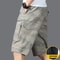 Mens Cotton Casual Shorts With Zipper Pockets For Beach Running And Daily Wear 3