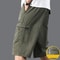Mens Cotton Casual Shorts With Zipper Pockets For Beach Running And Daily Wear 4