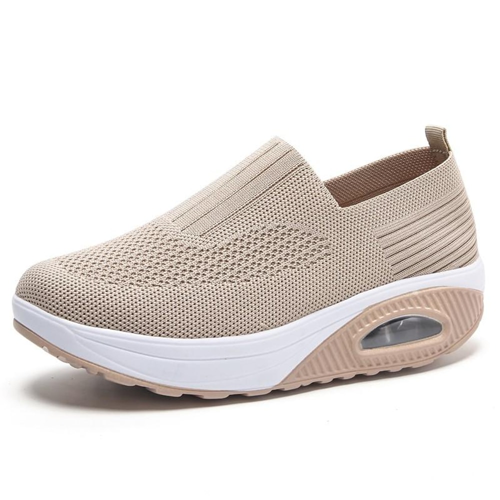 Breathable Platform Walking Sneakers For Women Casual Wedge Comfort Shoes 8