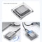 Transparent NVMe SSD Enclosure USB C 10Gbps External M2 SSD Case 4