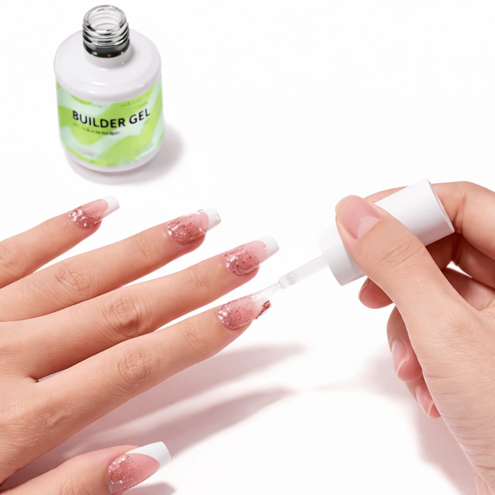 7in1 Builder Nail Gel With Brush For Strong Nail Extensions And Repair 0