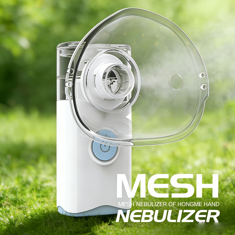 Portable Mesh Nebulizer Silent Handheld Inhaler For Kids And Adults 0