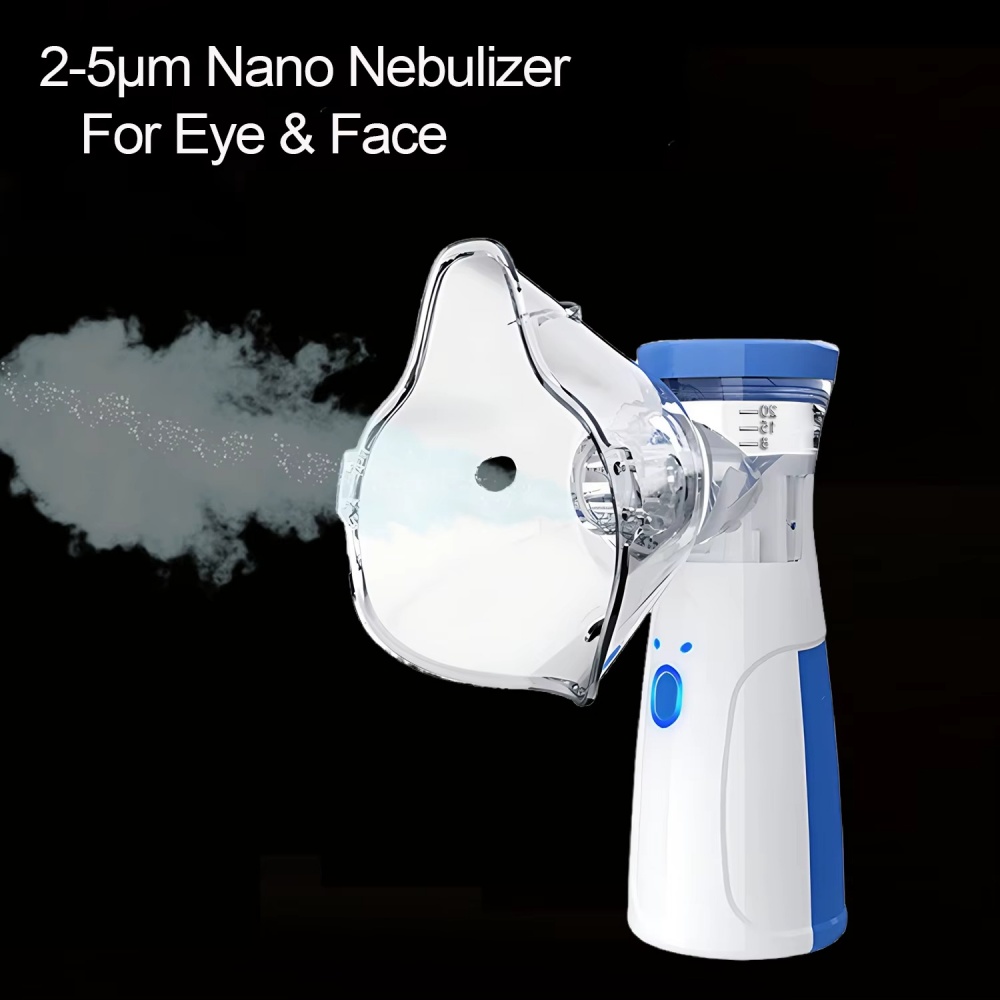 Portable Facial Steamer Nano Mist Nebulizer Rechargeable Handheld Face Humidifier 6