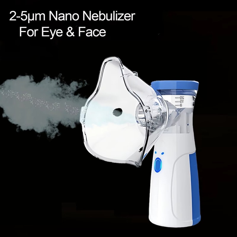 Portable Facial Steamer Nano Mist Nebulizer Rechargeable Handheld Face Humidifier 6