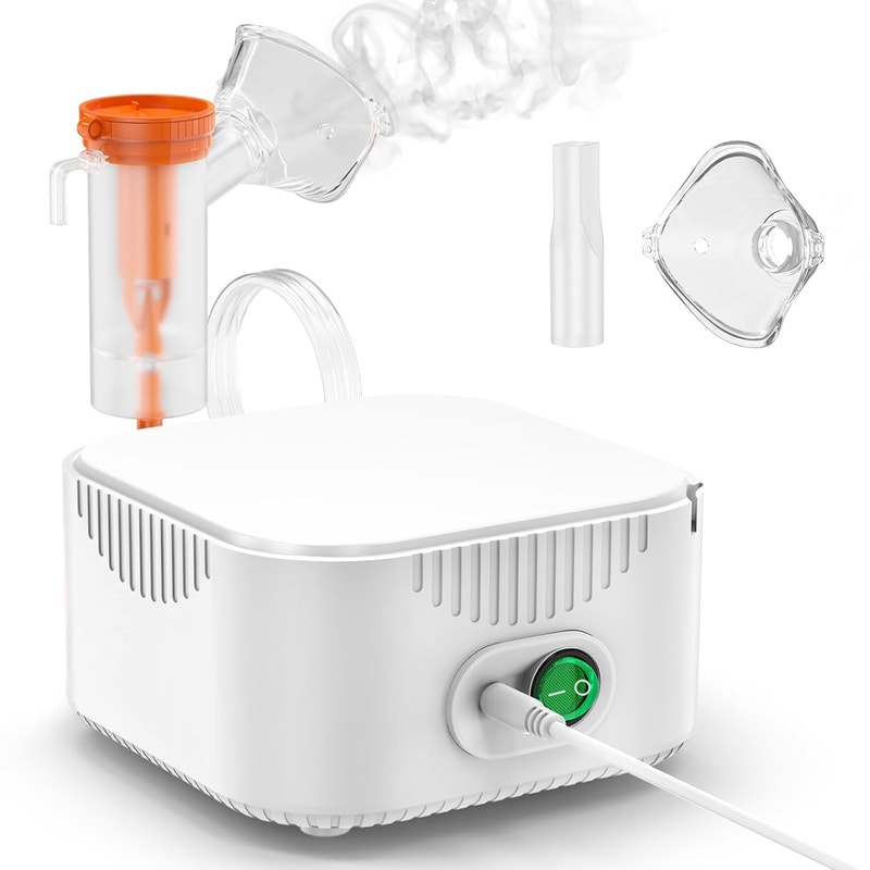 Portable Compressor Nebulizer Machine for Adults and Kids Quiet Mist Inhaler