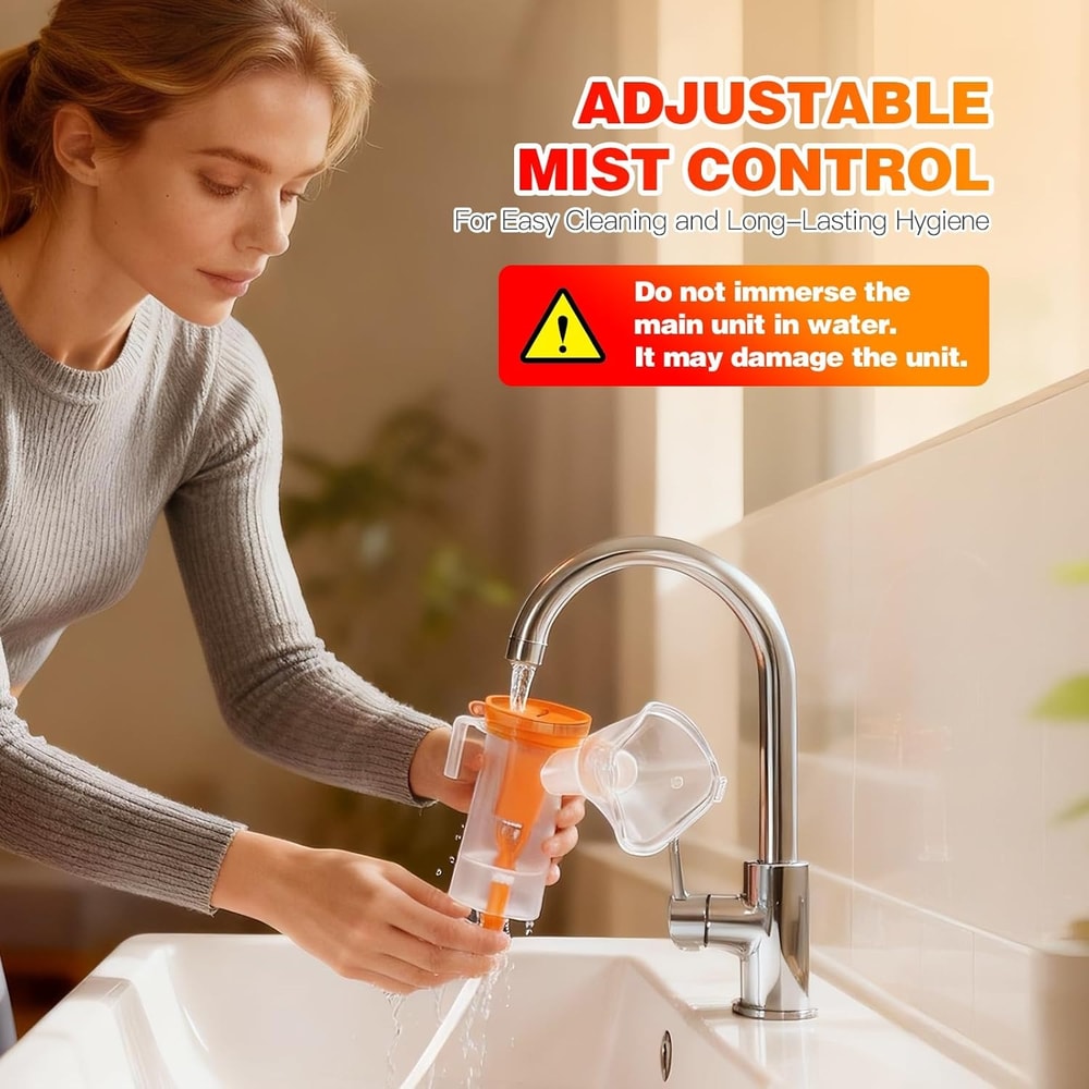 Portable Compressor Nebulizer Machine for Adults and Kids Quiet Mist Inhaler