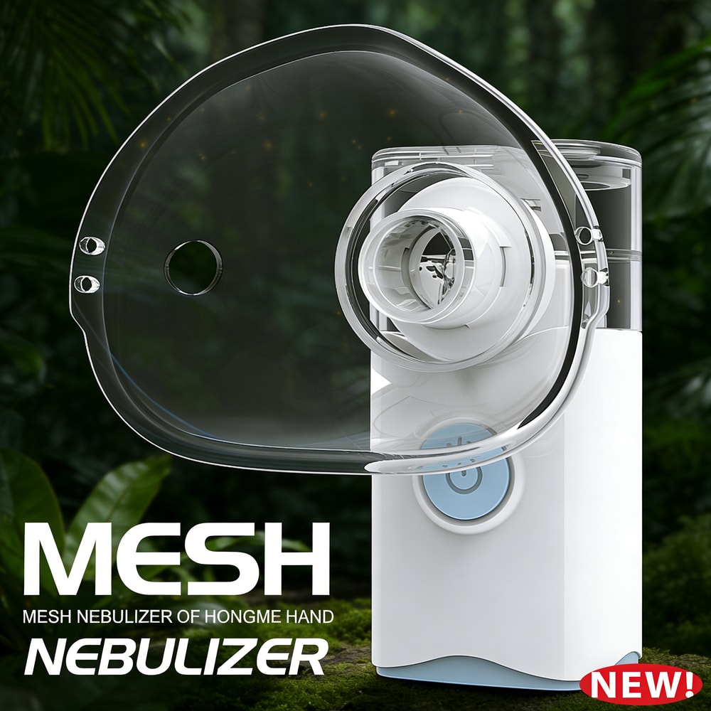 Portable Mesh Nebulizer For Kids And Adults Silent Handheld Inhaler For Fast Relief 1