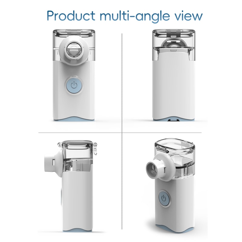 Portable Mesh Nebulizer For Kids And Adults Silent Handheld Inhaler For Fast Relief 4