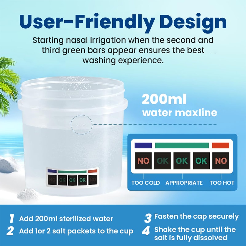 Electric Nasal Irrigator Sinus Rinse Machine Nose Cleaner 4
