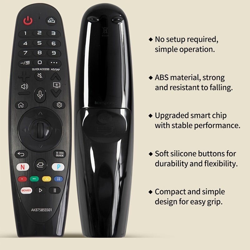 Universal LG TV Remote Control Replacement for Smart TV Compatible All Models Easy Setup