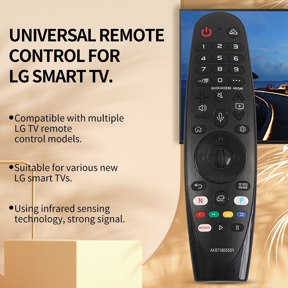 Universal LG TV Remote Control Replacement for Smart TV Compatible All Models Easy Setup