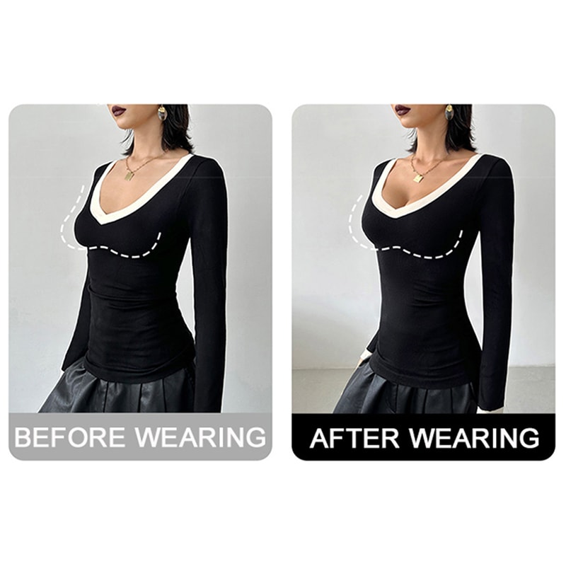 Seamless Wirefree Push Up Sports Bra for Women Slimming Comfort Yoga Bra