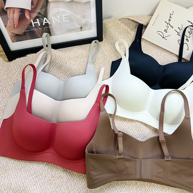 Seamless Wirefree Push Up Sports Bra for Women Slimming Comfort Yoga Bra