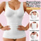 Tummy Control Shapewear Tank With Built In Bra Slimming Body Shaper Vest 5
